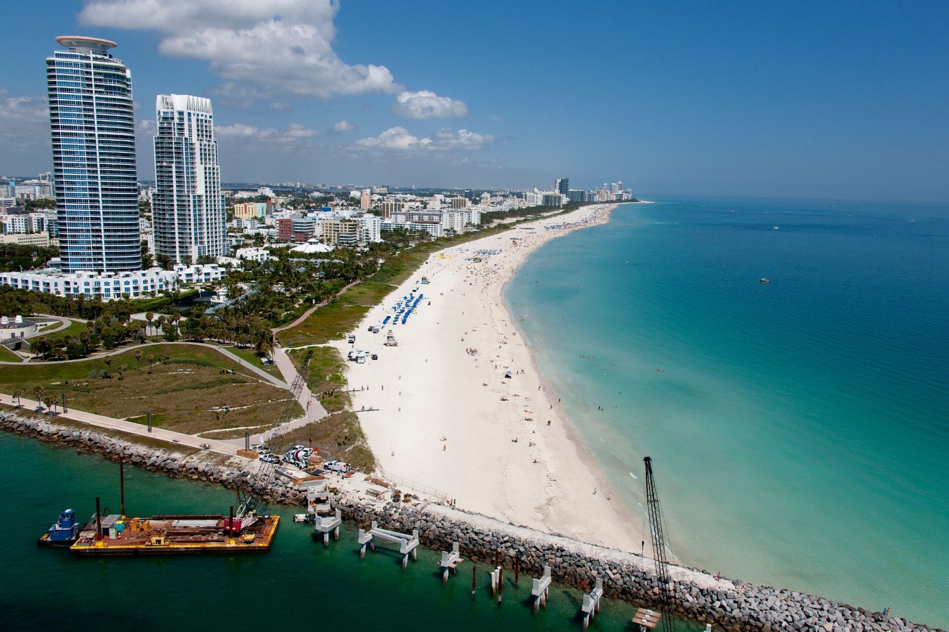 Florida Beach Aerial Image