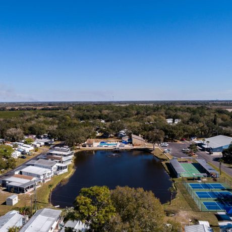 aerial view of Manatee RV Park