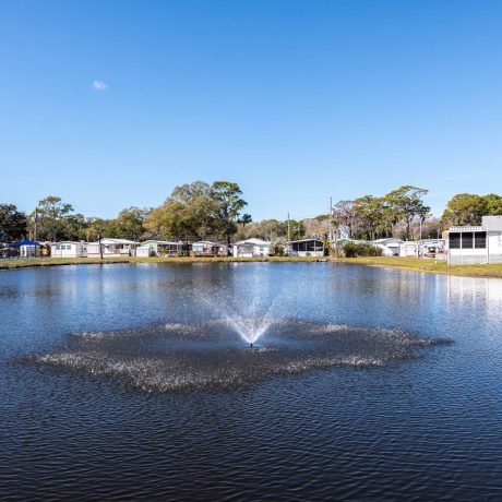 pond at Manatee RV Park