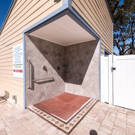 outdoor shower