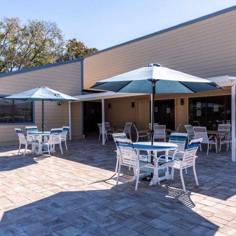 poolside patio